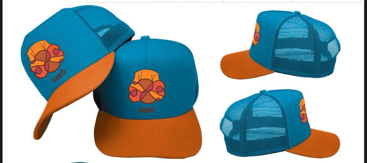 Boné Trucker Girô — Azul